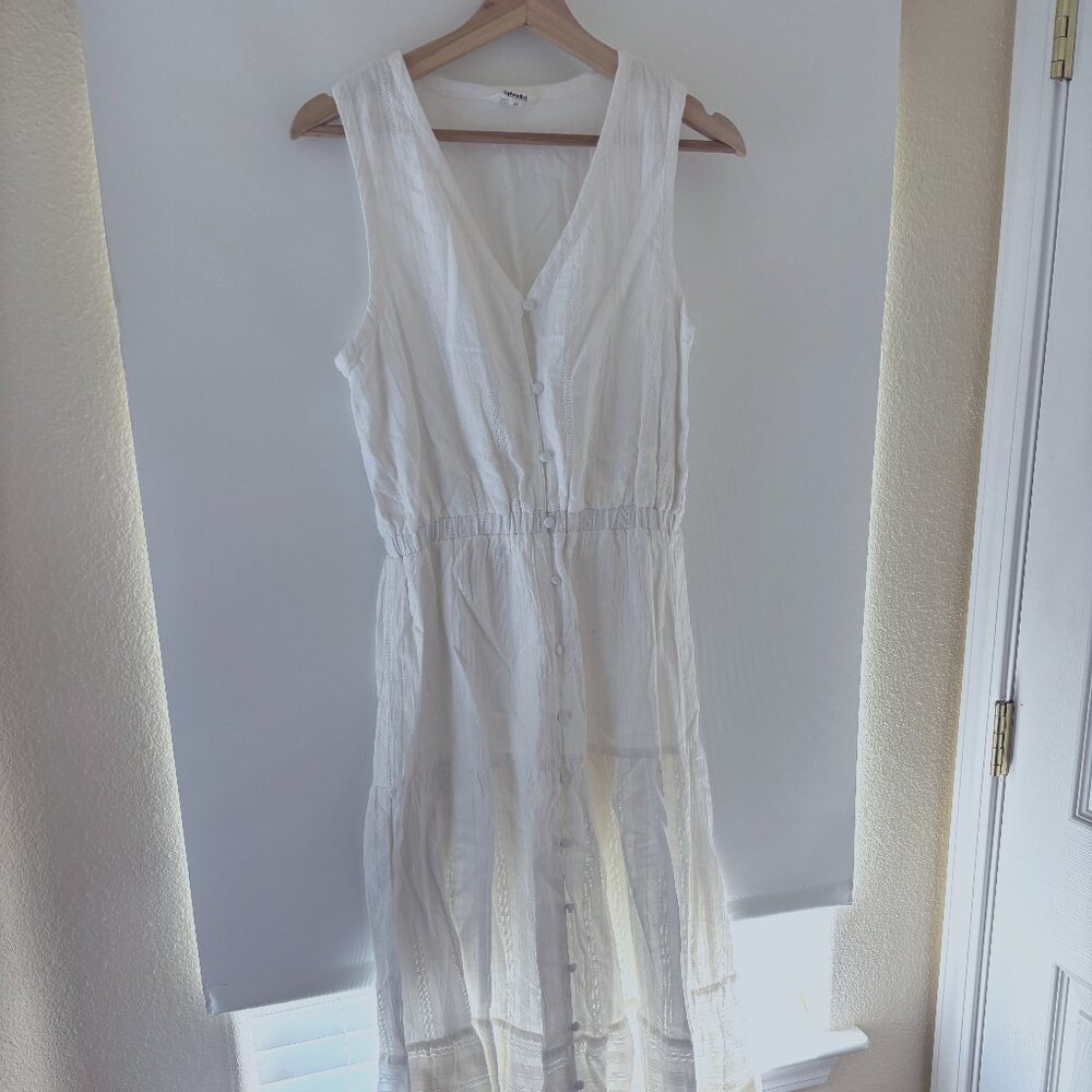 Splendid White Maxi Dress